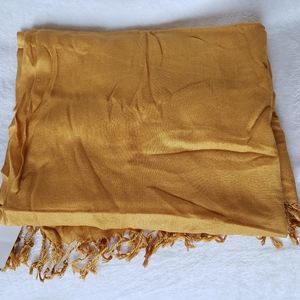 Mustard‎ color SCARF made of 100% rayon.